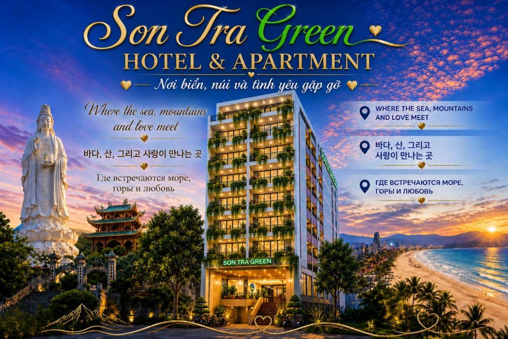 Son Tra Green Hotel & Apartment - near the My Khe beach, Son Tra Peninsula, Linh Ung Pagoda